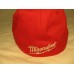 MILWAUKEE BRAND EMBROIDERED STRETCH FIT RED BASEBALL STYLE CAP  eb-34924392